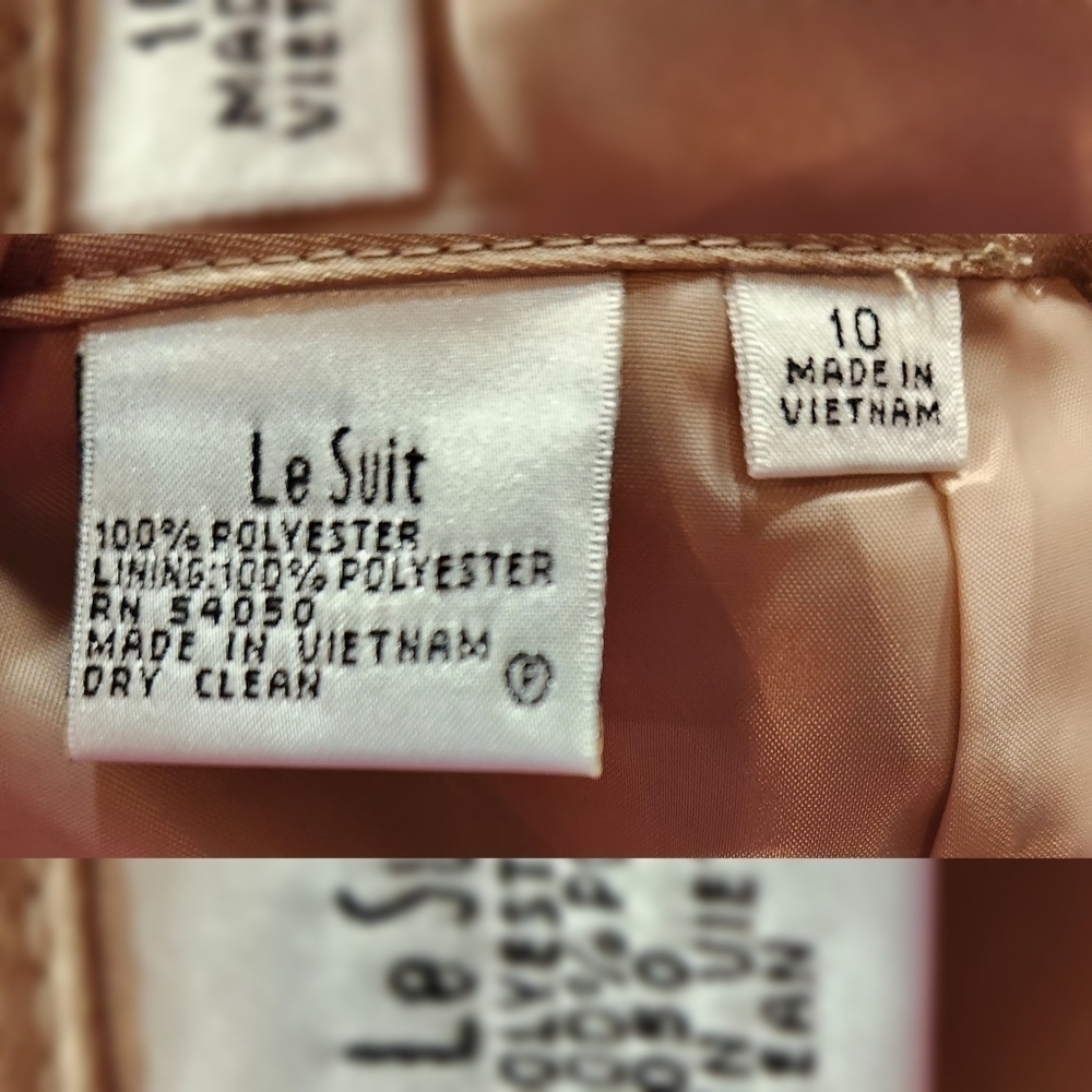 Le Suit Skirt Set Sz 10 - Picture 6 of 6